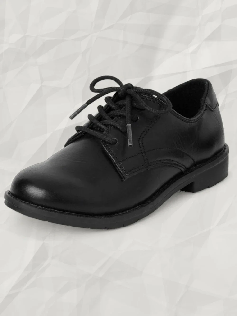 The Children's Place Boys Lace Up Dress Shoes - black Size 6 Dress Formal NWT